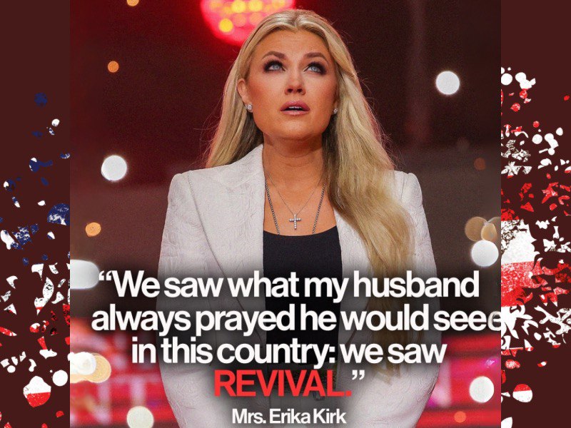 Erika Kirk — REVIVAL quote